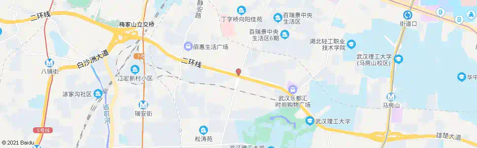 武汉雄楚大道BRT丁字桥路站_公交站地图_武汉公交_妙搜公交查询2025