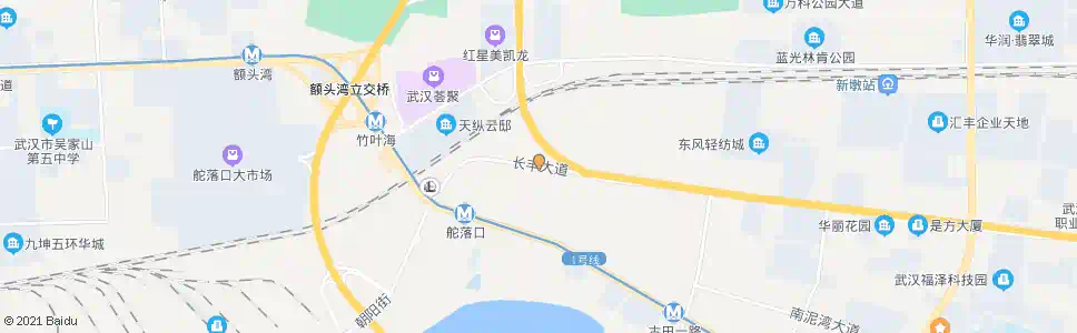 武汉长丰大道东风四队_公交站地图_武汉公交_妙搜公交查询2025