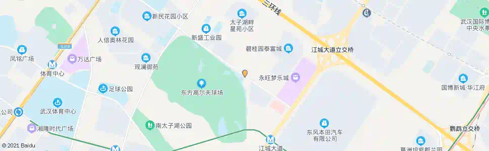 武汉太子湖北路海堂路_公交站地图_武汉公交_妙搜公交查询2025
