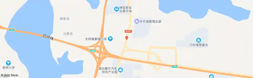 武汉白沙洲大道龚家铺_公交站地图_武汉公交_妙搜公交查询2025
