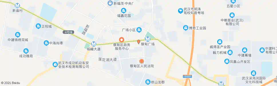 武汉蔡甸大街区财政局_公交站地图_武汉公交_妙搜公交查询2025