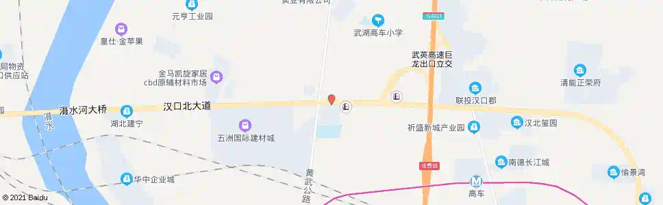 武汉汉口北大道黄湾_公交站地图_武汉公交_妙搜公交查询2025