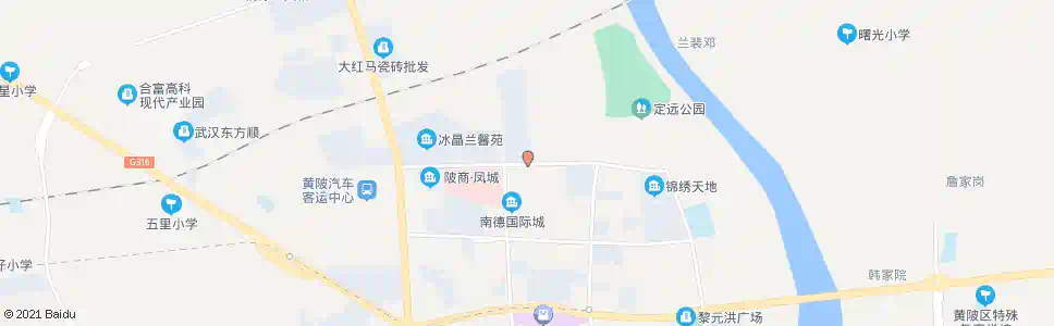 武汉钓台道定远人信城_公交站地图_武汉公交_妙搜公交查询2025