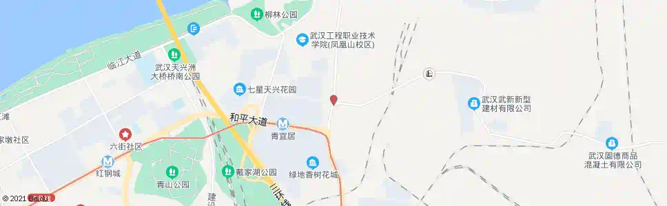 武汉工人村路_公交站地图_武汉公交_妙搜公交查询2025
