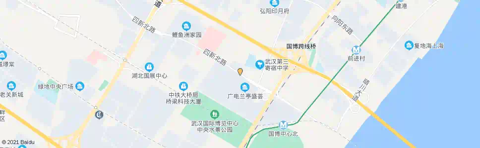 武汉四新北路江城印象_公交站地图_武汉公交_妙搜公交查询2025