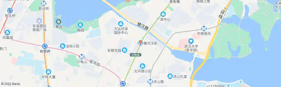 武汉楚河汉街站_公交站地图_武汉公交_妙搜公交查询2025