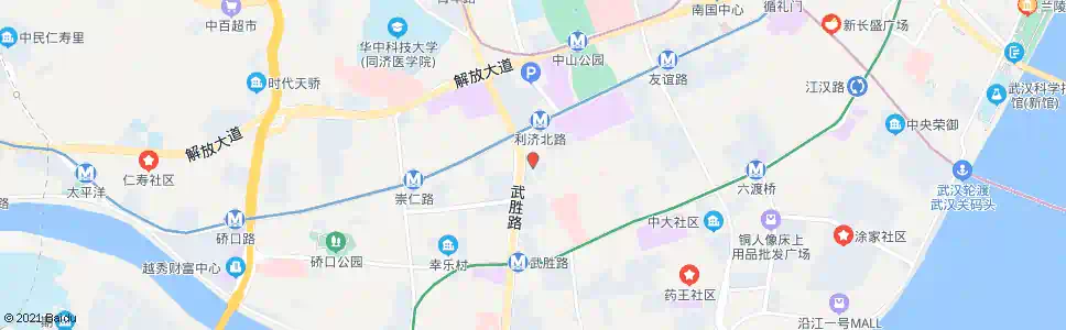 武汉顺道街_公交站地图_武汉公交_妙搜公交查询2025
