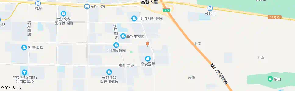 武汉神墩三路光谷八路口_公交站地图_武汉公交_妙搜公交查询2025