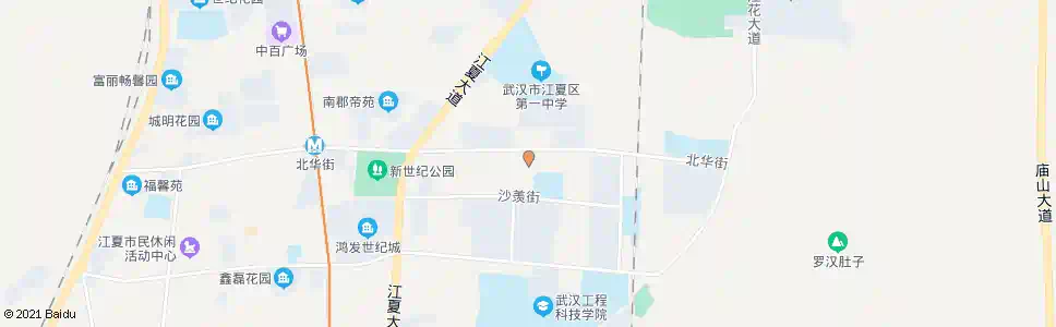 武汉北华街周家湾_公交站地图_武汉公交_妙搜公交查询2025