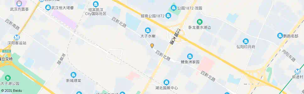 武汉四新北路梅林西路_公交站地图_武汉公交_妙搜公交查询2025