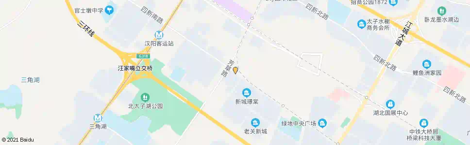 武汉四新南路芳草路口_公交站地图_武汉公交_妙搜公交查询2025