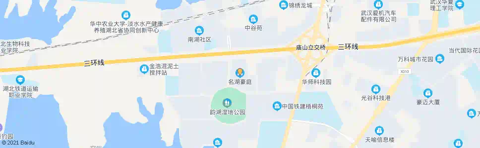 武汉天际路名湖豪庭_公交站地图_武汉公交_妙搜公交查询2025