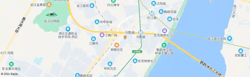 武汉鹦鹉洲建材市场_公交站地图_武汉公交_妙搜公交查询2025