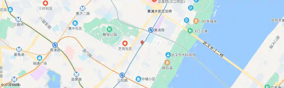 武汉京汉大道新兴街_公交站地图_武汉公交_妙搜公交查询2025