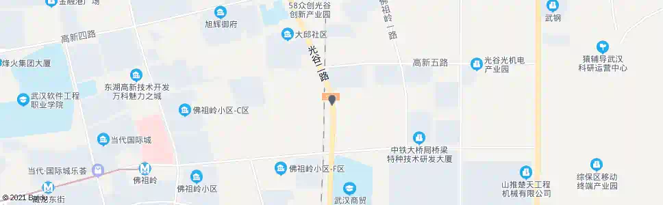 武汉光谷二路流芳老街_公交站地图_武汉公交_妙搜公交查询2025