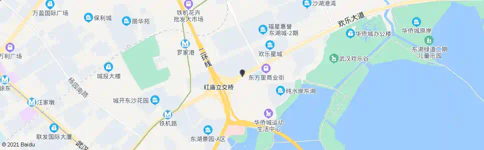 武汉欢乐大道红庙_公交站地图_武汉公交_妙搜公交查询2025