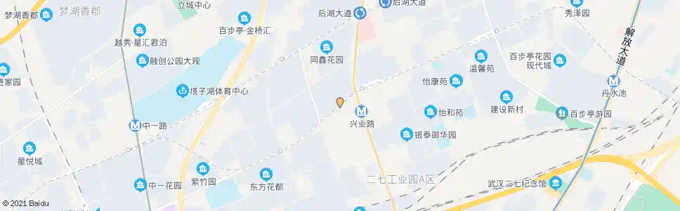 武汉兴业路淌湖路_公交站地图_武汉公交_妙搜公交查询2025