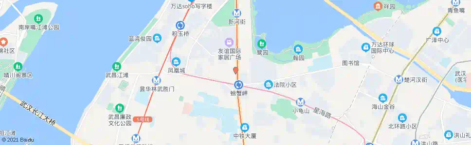 武汉凤凰山停车场_公交站地图_武汉公交_妙搜公交查询2025