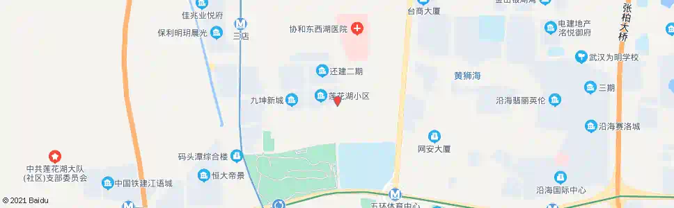 武汉三店西路莲花湖小区_公交站地图_武汉公交_妙搜公交查询2025
