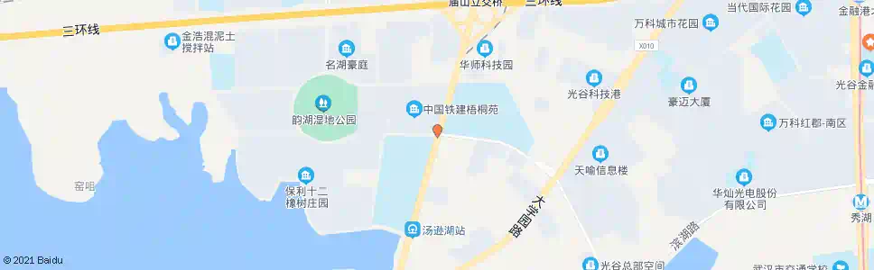 武汉民族大道汤逊湖北路_公交站地图_武汉公交_妙搜公交查询2025
