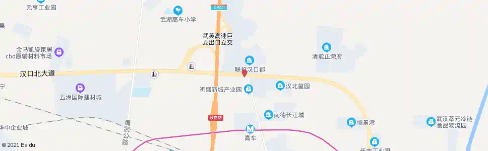 武汉汉口北大道联投汉口郡_公交站地图_武汉公交_妙搜公交查询2025
