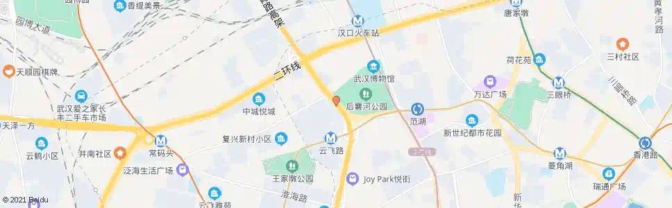 武汉常青路武商量贩店_公交站地图_武汉公交_妙搜公交查询2025