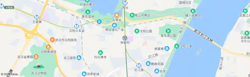 武汉钟家村站_公交站地图_武汉公交_妙搜公交查询2025