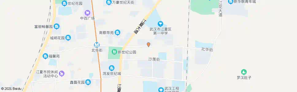 武汉北华街兴苑街_公交站地图_武汉公交_妙搜公交查询2025