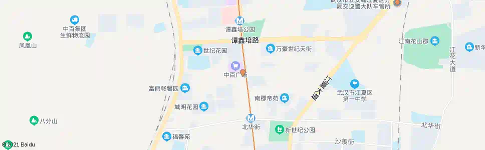 武汉文华路江夏区民政局_公交站地图_武汉公交_妙搜公交查询2025