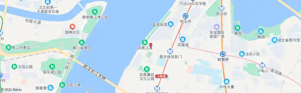 武汉中山路大堤口_公交站地图_武汉公交_妙搜公交查询2025