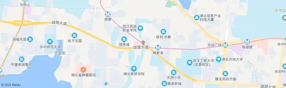武汉虎泉街下马庄_公交站地图_武汉公交_妙搜公交查询2025