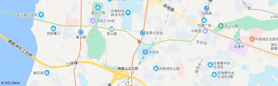 武汉中一路旧隧道口_公交站地图_武汉公交_妙搜公交查询2025