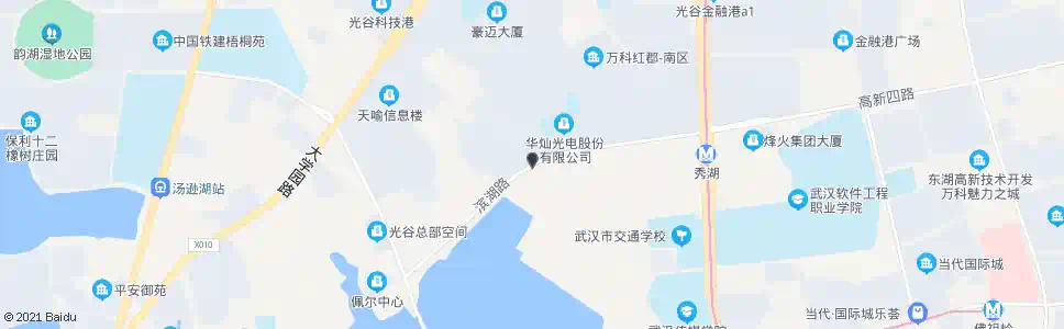 武汉滨湖路滨湖西路_公交站地图_武汉公交_妙搜公交查询2025
