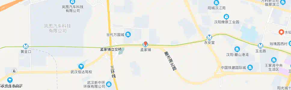 武汉孟家铺站_公交站地图_武汉公交_妙搜公交查询2025