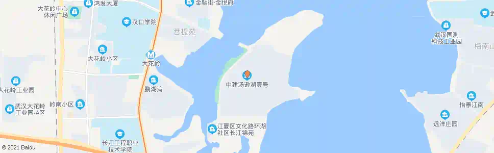 武汉环湖路汤逊湖壹号南_公交站地图_武汉公交_妙搜公交查询2025