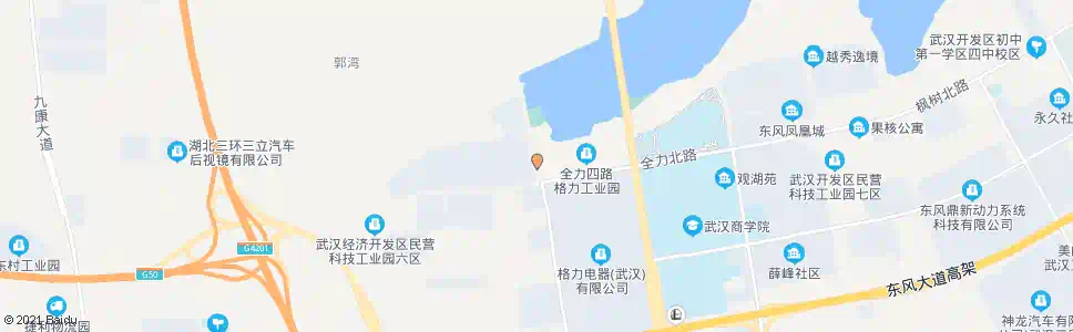 武汉格力工业园_公交站地图_武汉公交_妙搜公交查询2025
