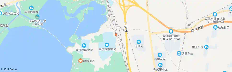 武汉落雁路先锋村_公交站地图_武汉公交_妙搜公交查询2025