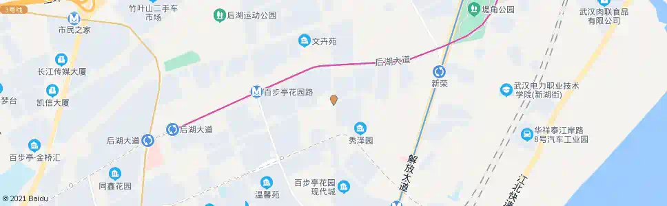 武汉百步亭路新生活摩尔城_公交站地图_武汉公交_妙搜公交查询2025