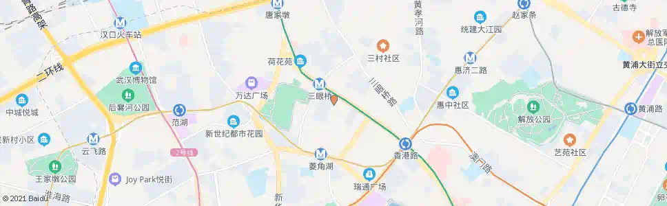 武汉天门墩路香港路_公交站地图_武汉公交_妙搜公交查询2025