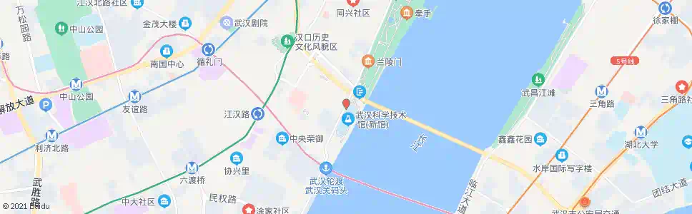 武汉沿江大道青岛路口_公交站地图_武汉公交_妙搜公交查询2025