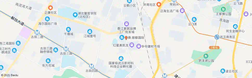 武汉汉西三路古田小路_公交站地图_武汉公交_妙搜公交查询2025