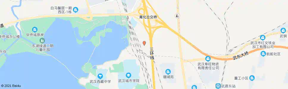 武汉落雁路果批_公交站地图_武汉公交_妙搜公交查询2025