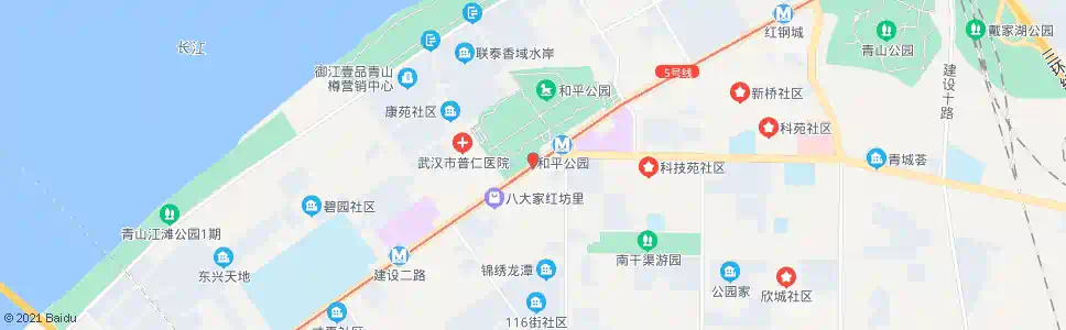 武汉和平大道八大家_公交站地图_武汉公交_妙搜公交查询2025