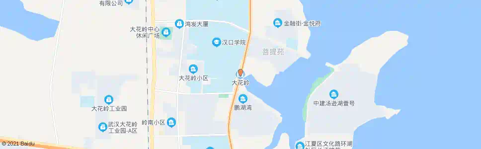 武汉红花路大花岭村_公交站地图_武汉公交_妙搜公交查询2025