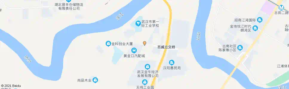 武汉百威路黄金口汽配城_公交站地图_武汉公交_妙搜公交查询2025