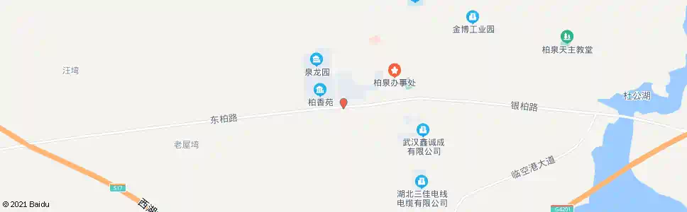 武汉东柏路柏泉新苑_公交站地图_武汉公交_妙搜公交查询2025