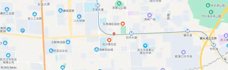 武汉东西湖大道六顺路_公交站地图_武汉公交_妙搜公交查询2025