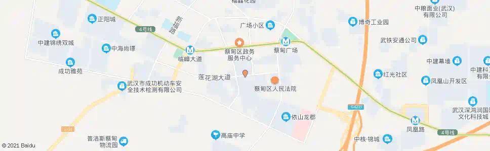 武汉莲花大道锦绣小区_公交站地图_武汉公交_妙搜公交查询2025