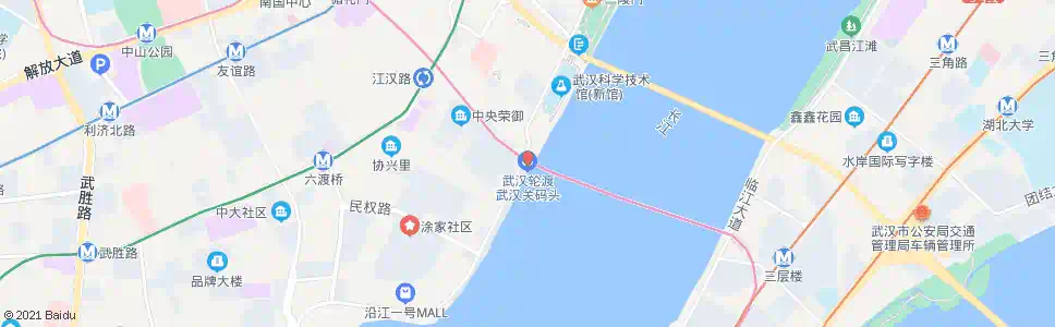 武汉关山二队_公交站地图_武汉公交_妙搜公交查询2025