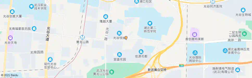 武汉高新二路姚家村_公交站地图_武汉公交_妙搜公交查询2025
